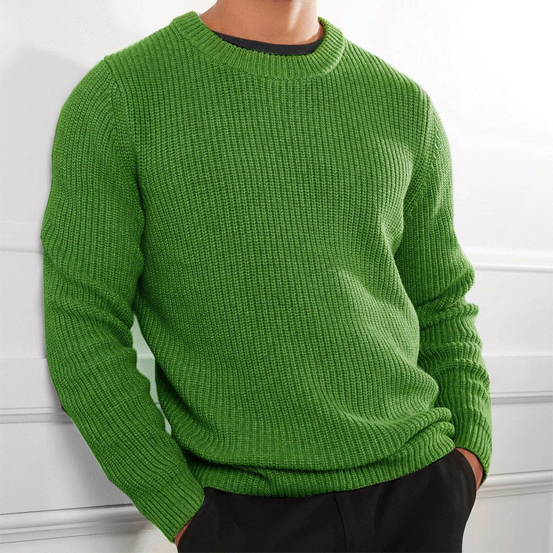 Pull en tricot pour homme Col rond Élégant Moderne
