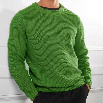 Pull en tricot pour homme Col rond Élégant Moderne