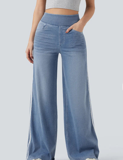 Pantalon de jogging pour femme avec bandes, de haute qualité, à la mode
