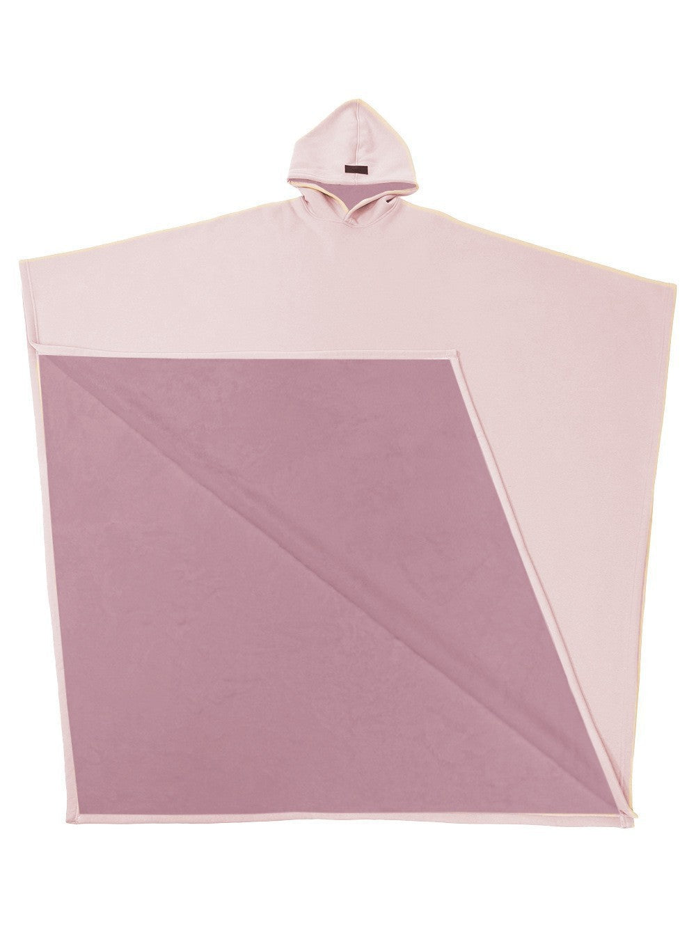 Poncho douillet en polaire douce pour femme
