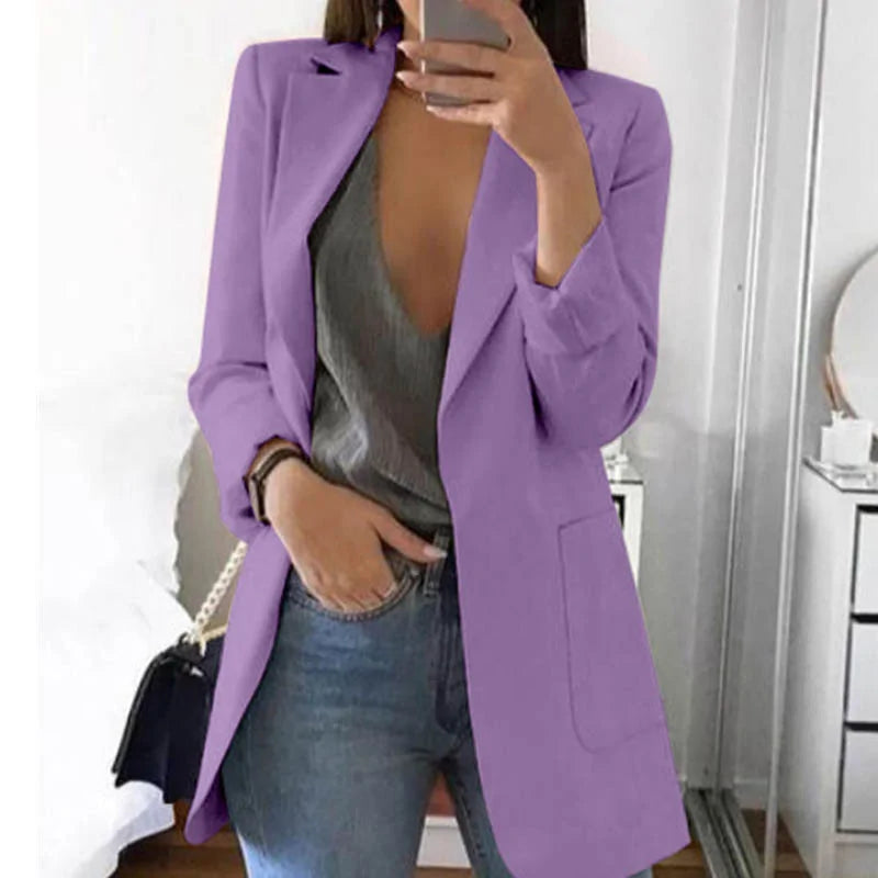Blazer de streetwear tendance élégant et slim