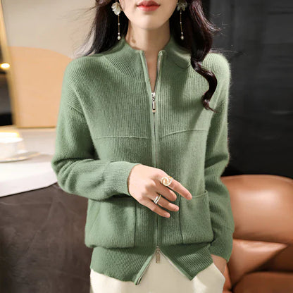 Veste en laine douillette pour femme