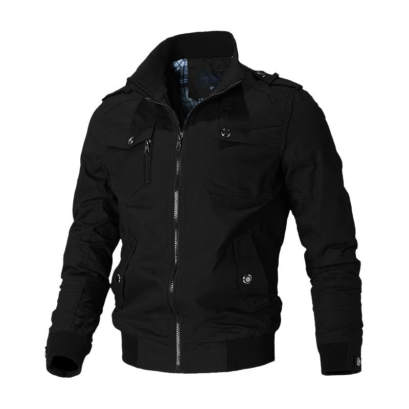 Blouson aviateur stylé au design décontracté