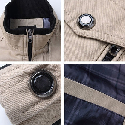 Stylische Bomberjacke Casual Design - IdealeKleiden