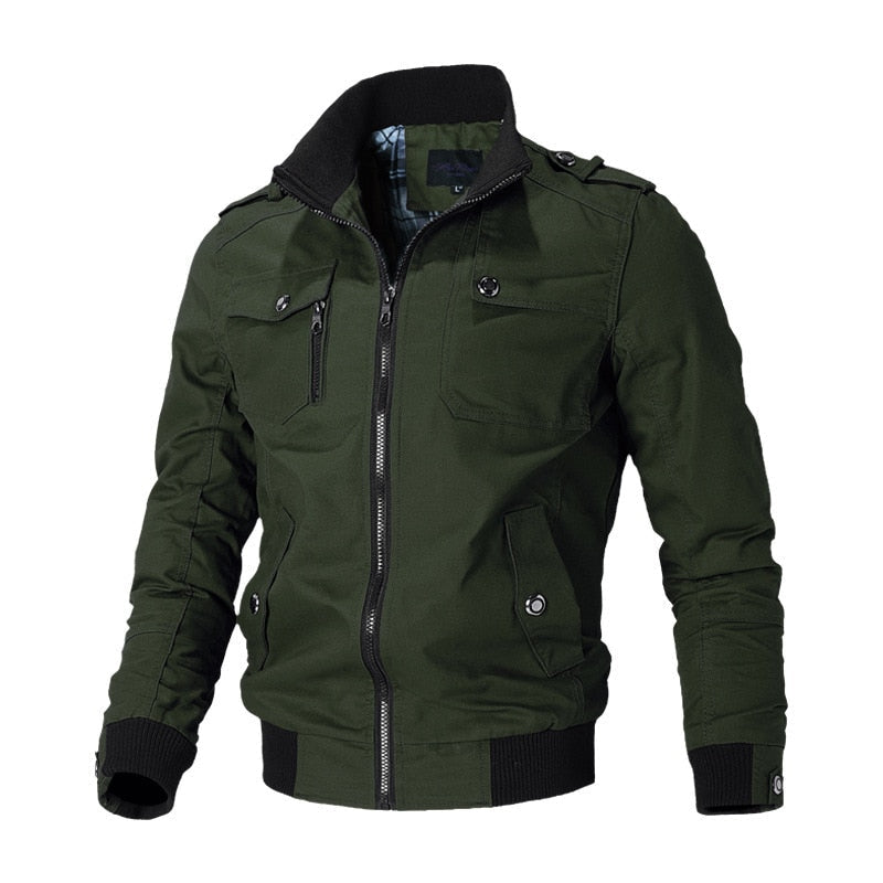 Blouson bombardier homme élégant décontracté