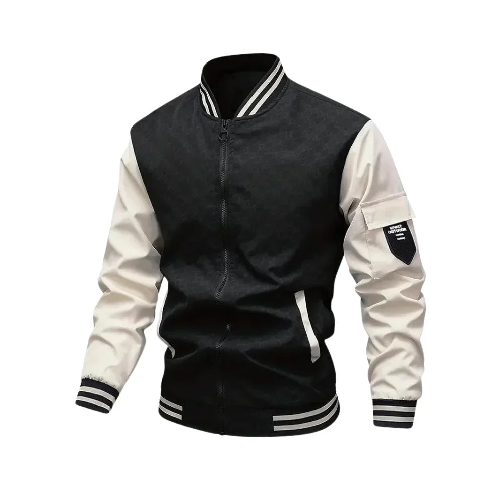 Blouson aviateur Respirant Moderne Sportif Fermeture éclair Poches