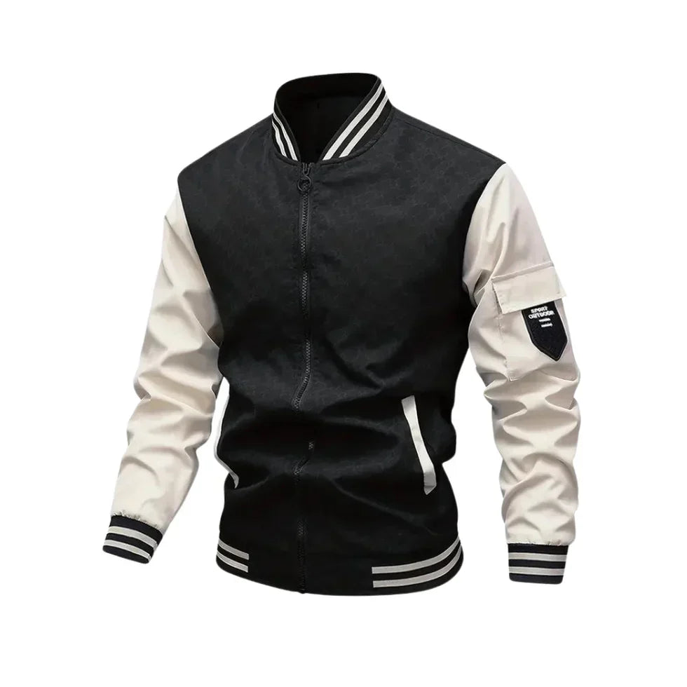 Blouson aviateur homme sportif et élégant