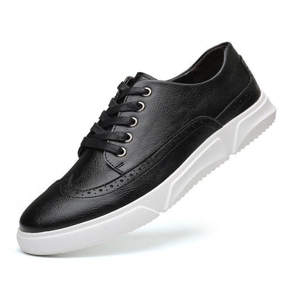 Baskets stylées en cuir pour hommes