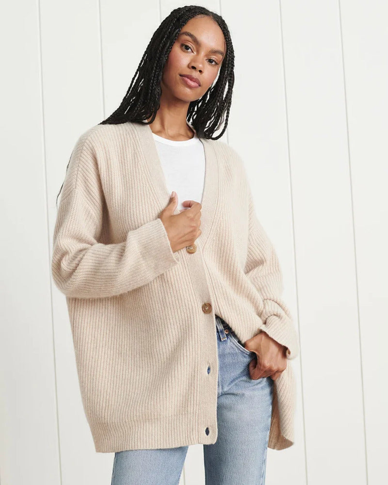 Gilet doux style cocon
