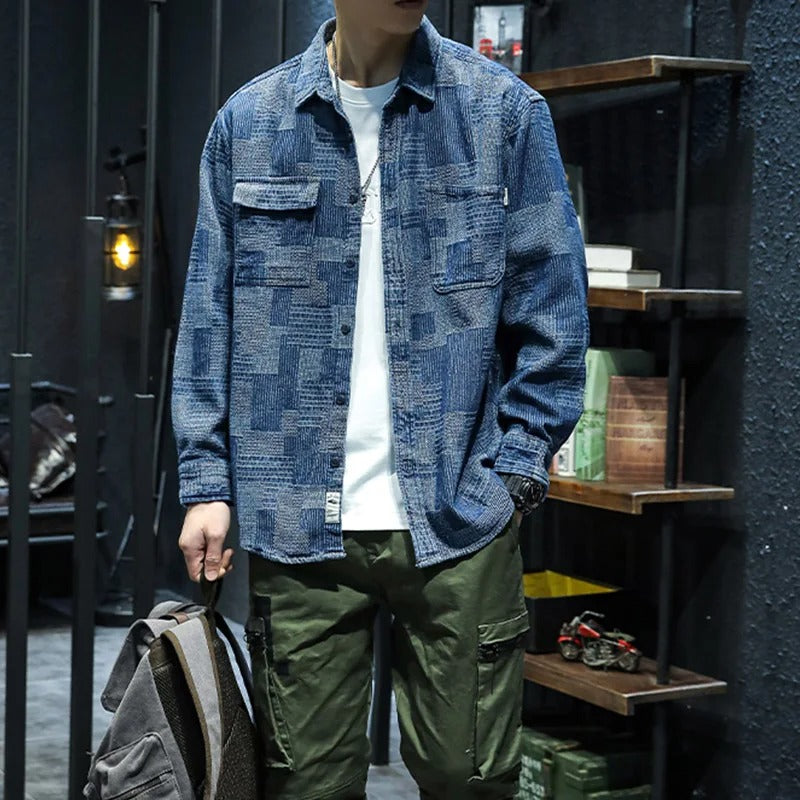 Chemise habillée homme manches longues boutons élégante