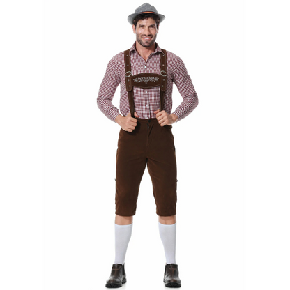 Oktoberfest Kostüm Männer Lederhosen Set - IdealeKleiden