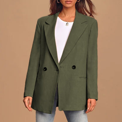 Blazer élégant oversize croisé classique