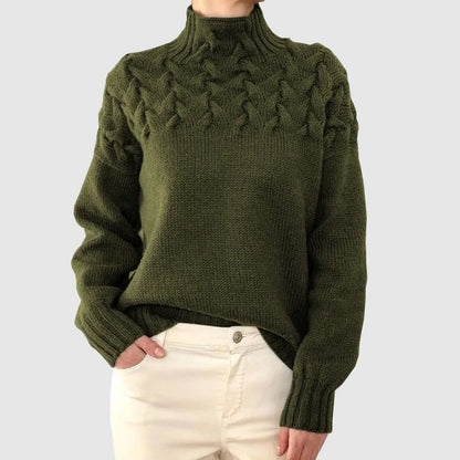 Pulls à col roulé élégants à manches longues