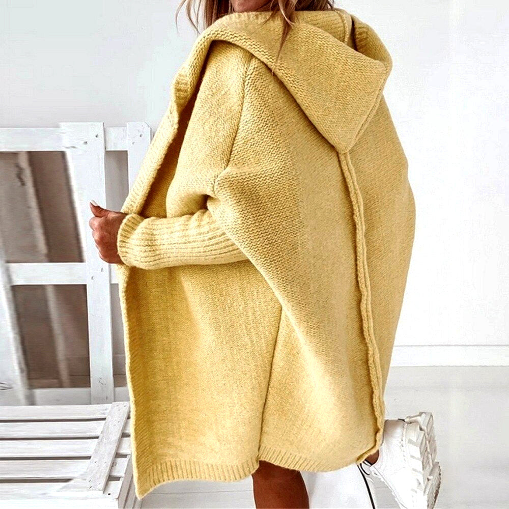 Gilet long femme oversize chaud