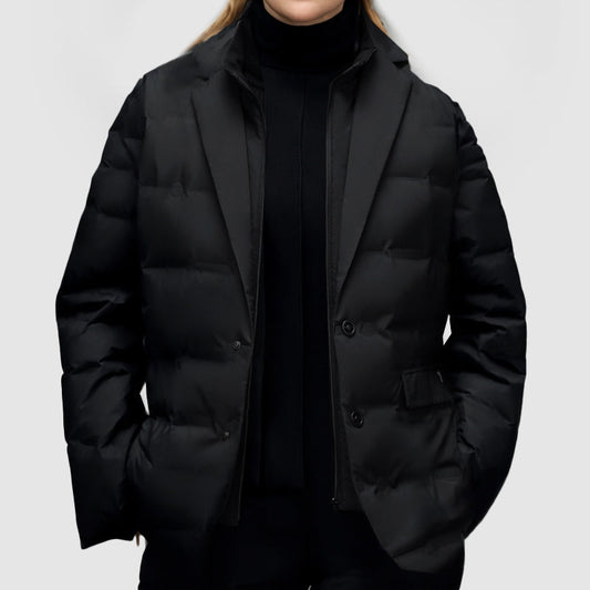 Moderne Damenjacke Stilvolle Wintermode - IdealeKleiden