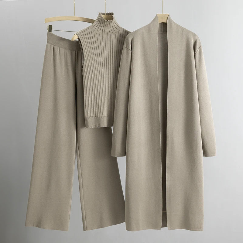 Elegantes 3-Teiliges Damen-Outfit Set - IdealeKleiden