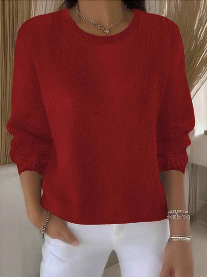 Pull Femme Tricoté Chaud Doux Hiver
