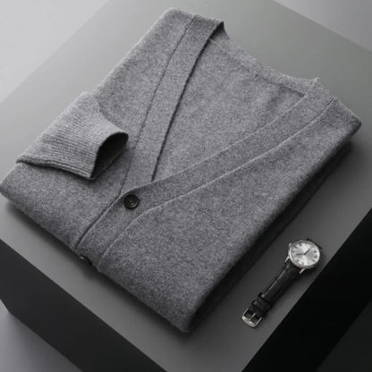 Cardigan élégant noir pour homme