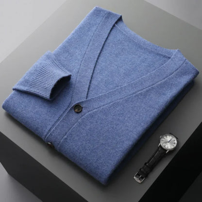 Cardigan élégant noir pour homme