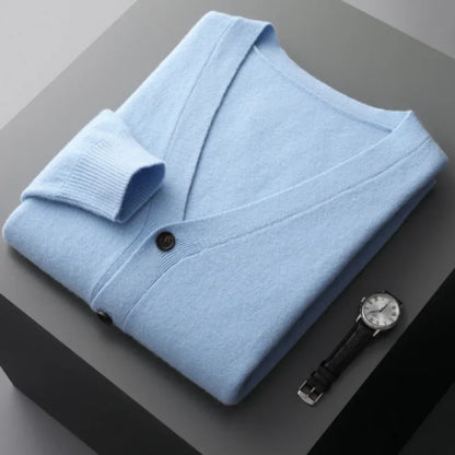 Cardigan élégant noir pour homme