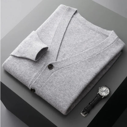 Cardigan élégant noir pour homme