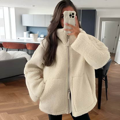 Polaire femme douce style Teddy