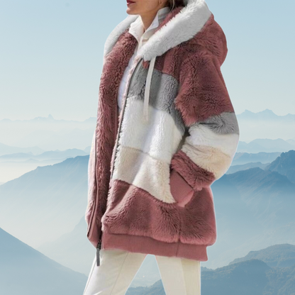 Grand pull polaire femme oversize