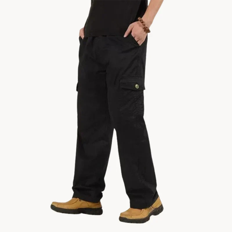 Pantalon cargo homme polaire douce confort