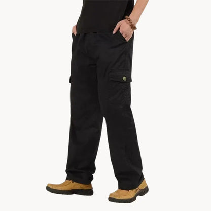 Pantalon cargo homme polaire douce confort