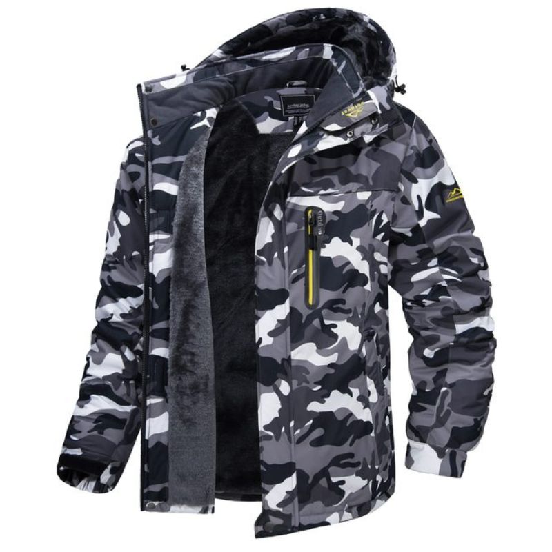 Veste d'hiver homme chaude, isolée, imperméable