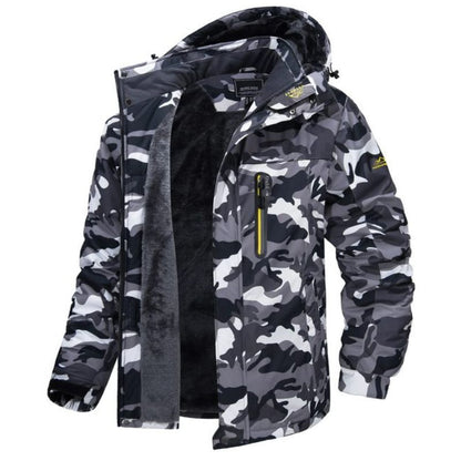 Veste d'hiver homme chaude, isolée, imperméable