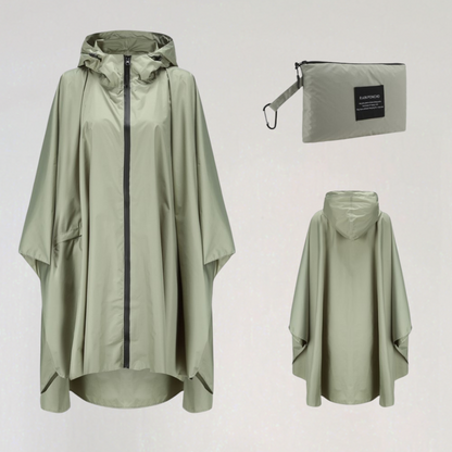 Veste de pluie pratique imperméable à capuche pour femme