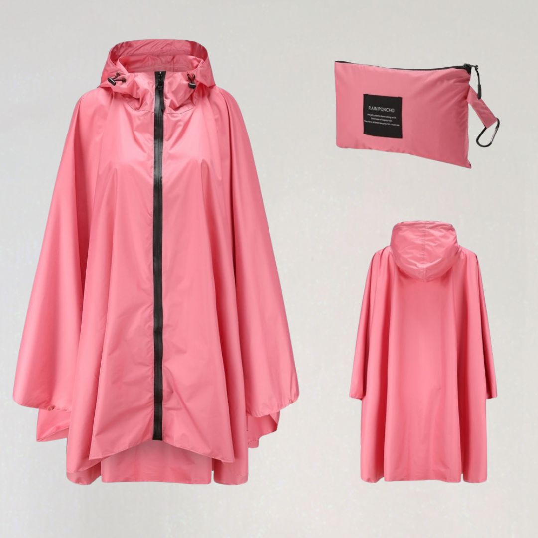 Veste de pluie pratique imperméable à capuche pour femme