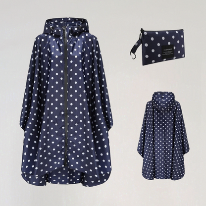 Veste de pluie pratique imperméable à capuche pour femme