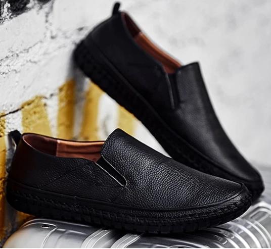 Chaussures confortables pour hommes avec soutien de la voûte plantaire
