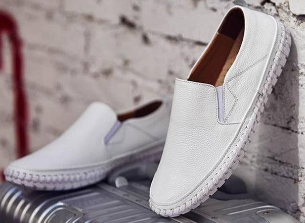 Chaussures confortables pour hommes avec soutien de la voûte plantaire