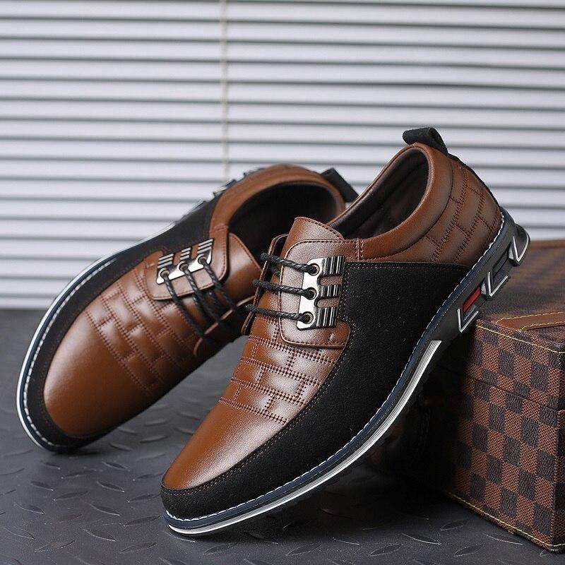 Chaussures de randonnée confortables en cuir pour homme