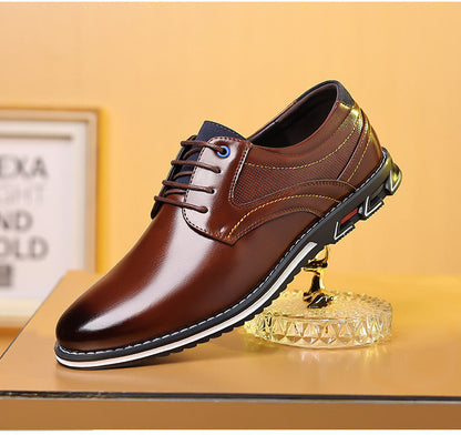 Chaussures de randonnée confortables en cuir pour homme
