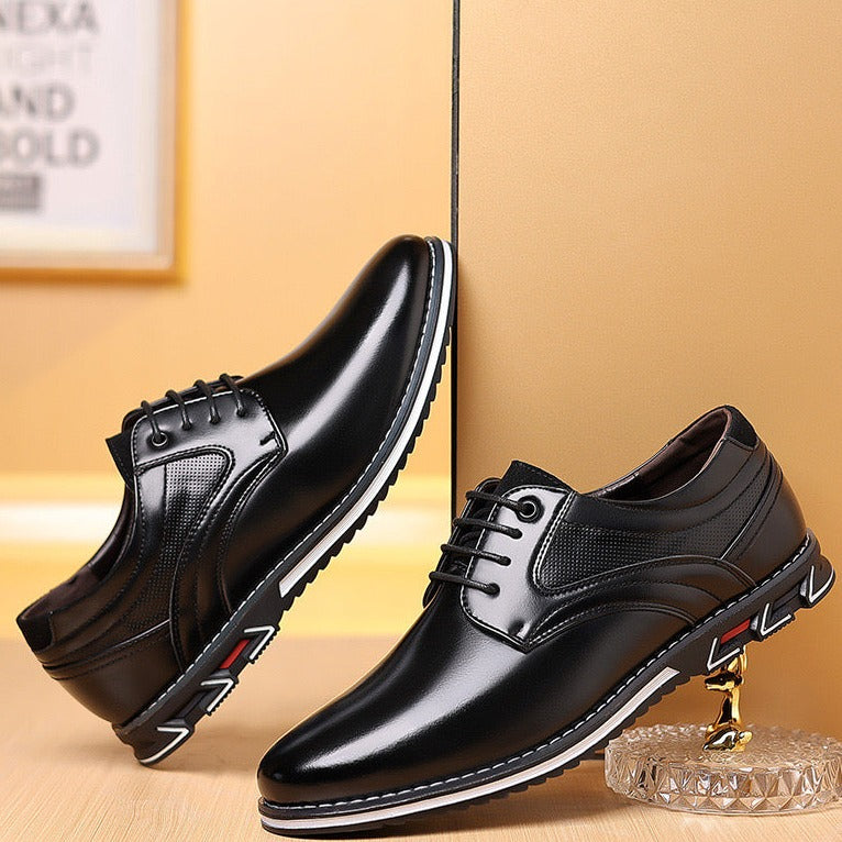 Chaussures de randonnée confortables en cuir pour homme