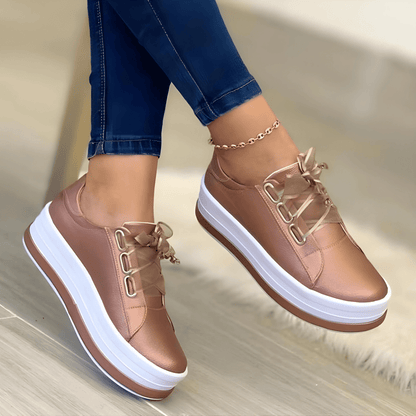 Chaussures à lacets femme style décontracté moderne