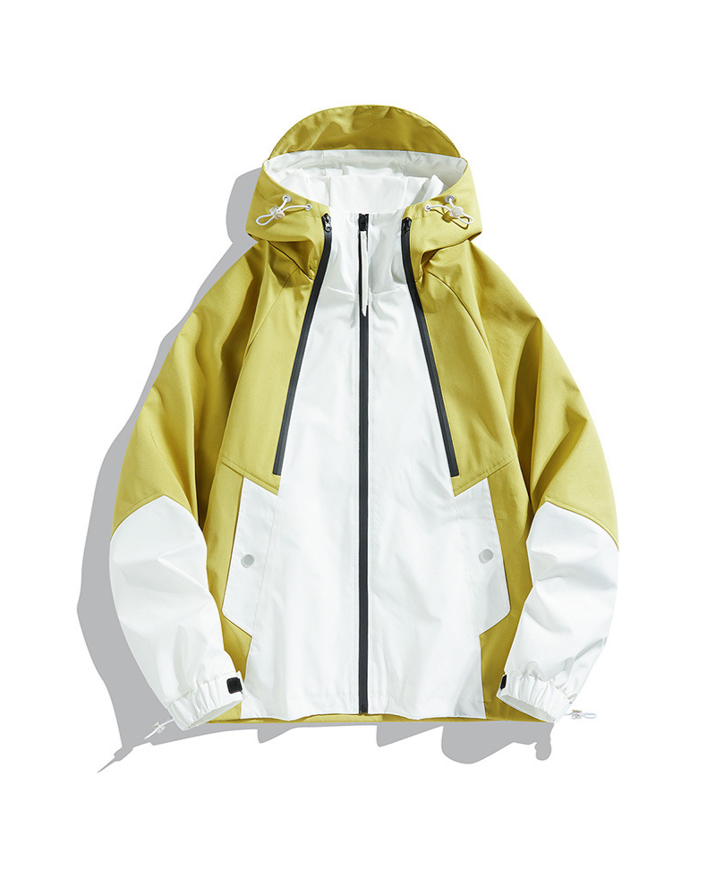 Veste imperméable d'extérieur unisexe protection contre la pluie