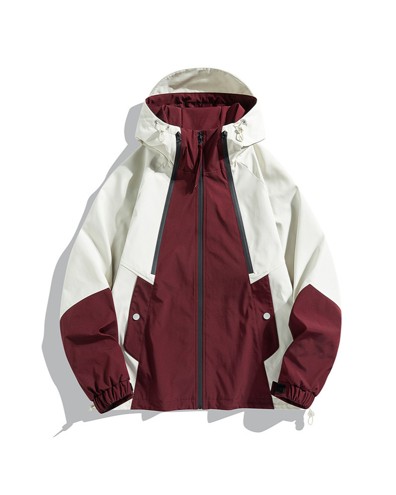 Veste imperméable unisexe à capuche imperméable