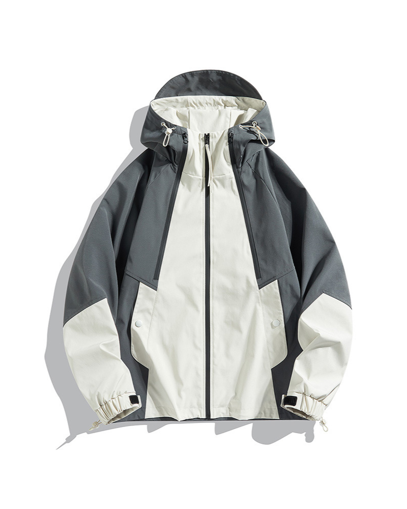 Veste imperméable d'extérieur unisexe protection contre la pluie
