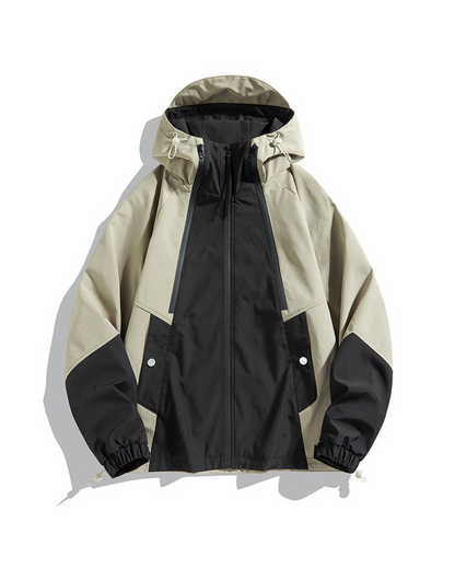 Veste imperméable unisexe à capuche imperméable