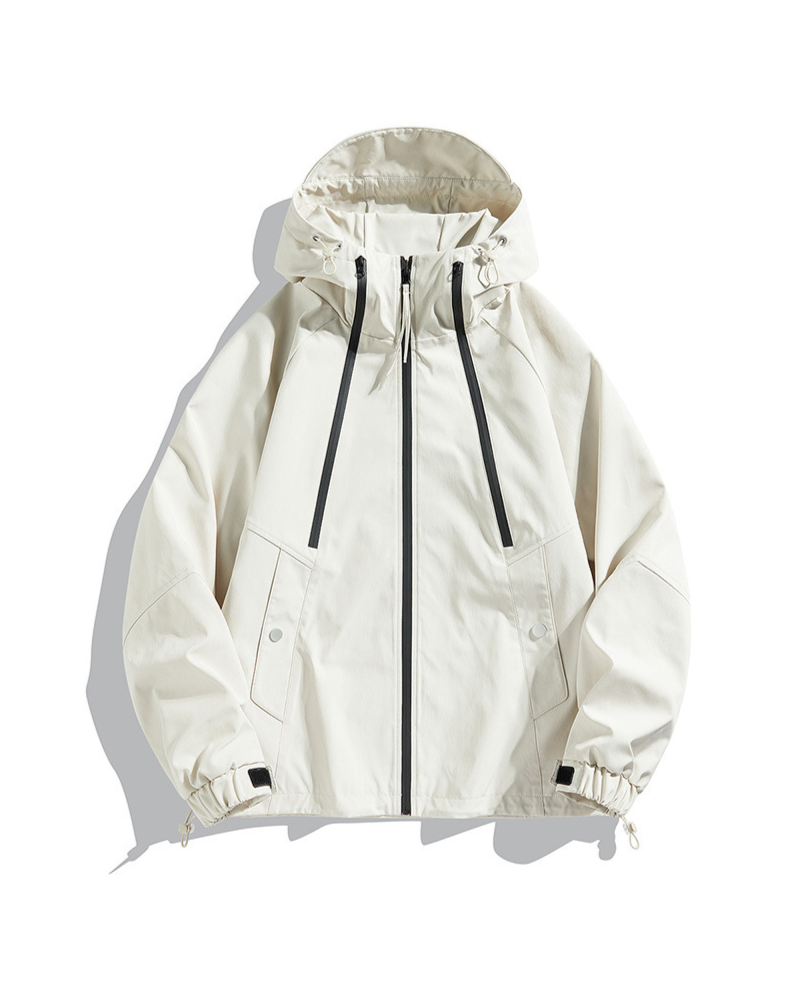 Veste imperméable d'extérieur unisexe protection contre la pluie