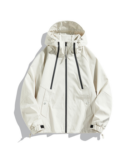 Veste imperméable unisexe à capuche imperméable