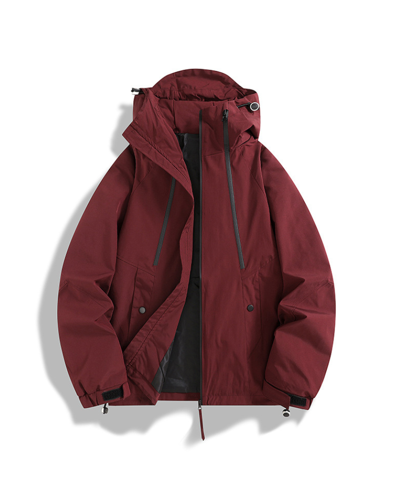 Veste imperméable d'extérieur unisexe protection contre la pluie