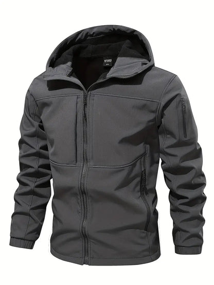 Veste d'extérieur pour homme Capuche Polaire Isolation