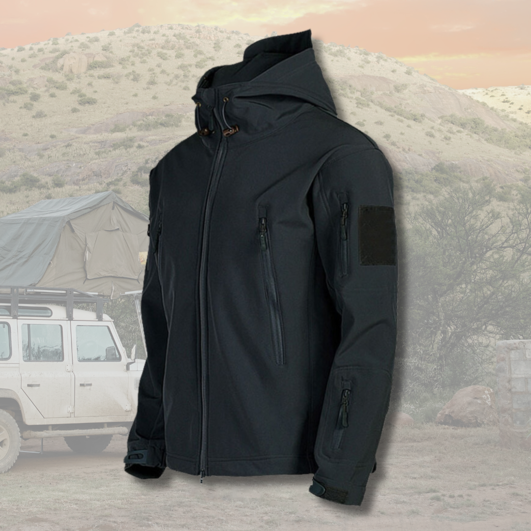 Veste d'extérieur pour homme coupe-vent à capuche