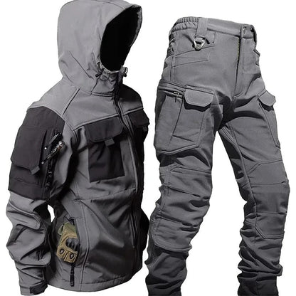 Wasserdichte Outdoor-Jacke und Hose Set für Männer - IdealeKleiden
